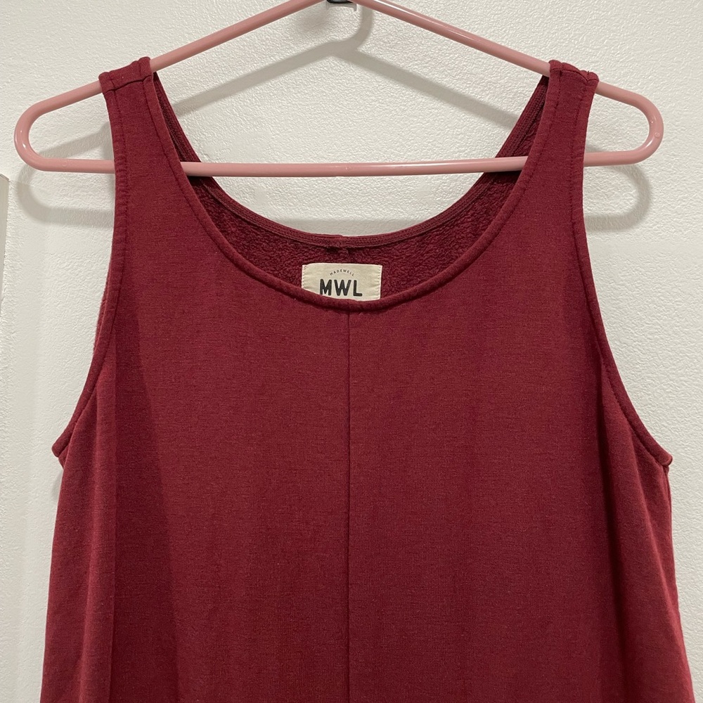 Madewell: MWL Superbrushed Pull-On Jumpsuit